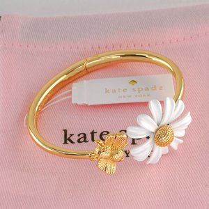 Kate Spade All Abuzz Hinged Cuff Bracelet (with Dust Bag) NEW